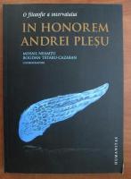 Mihail Neamtu - O filozofie a intervalului. In honorem Andrei Plesu