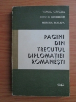 Mircea Malita, Virgil Candea, Mircea Malita - Pagini din trecutul diplomatiei romanesti