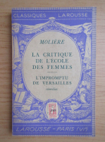 Moliere - La critique de l'ecole des femmes (1946)