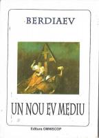 Nikolai Berdiaev - Un nou ev mediu