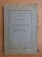 Ovidiu Drimba - Filosofia lui Blaga (1944)