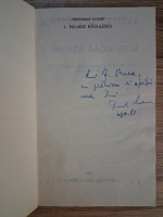 Paul Cornea - I. Heliade Radulescu. Studiu, antologie, tabel cronologic si bibliografie (cu autograful autorului pentru Zigu Ornea)