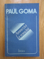 Paul Goma - Amnezia la romani