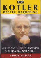 Philip Kotler - Despre marketing