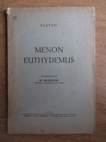 Platon - Menon euthydemus (1943)