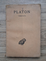 Platon - Oeuvres completes, volumul 8, partea a II-a. Theetete (1924)