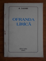 Rabindranath Tagore - Ofranda lirica