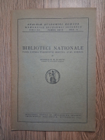 Radu Rosetti - Biblioteci nationale. Paris, Londra, Washington, Moscova, Academia Romana (1947)