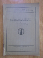 Radu Rosetti - Cateva sabii ale lui Constantin Brancoveanu