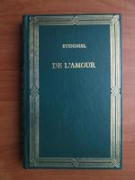 Stendhal - De l`amour
