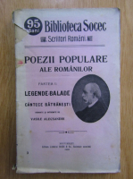 Vasile Alecsandri - Poezii populare ale romanilor (volumul 1)