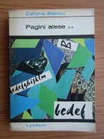 Zaharia Stancu - Pagini alese (volumul 2)